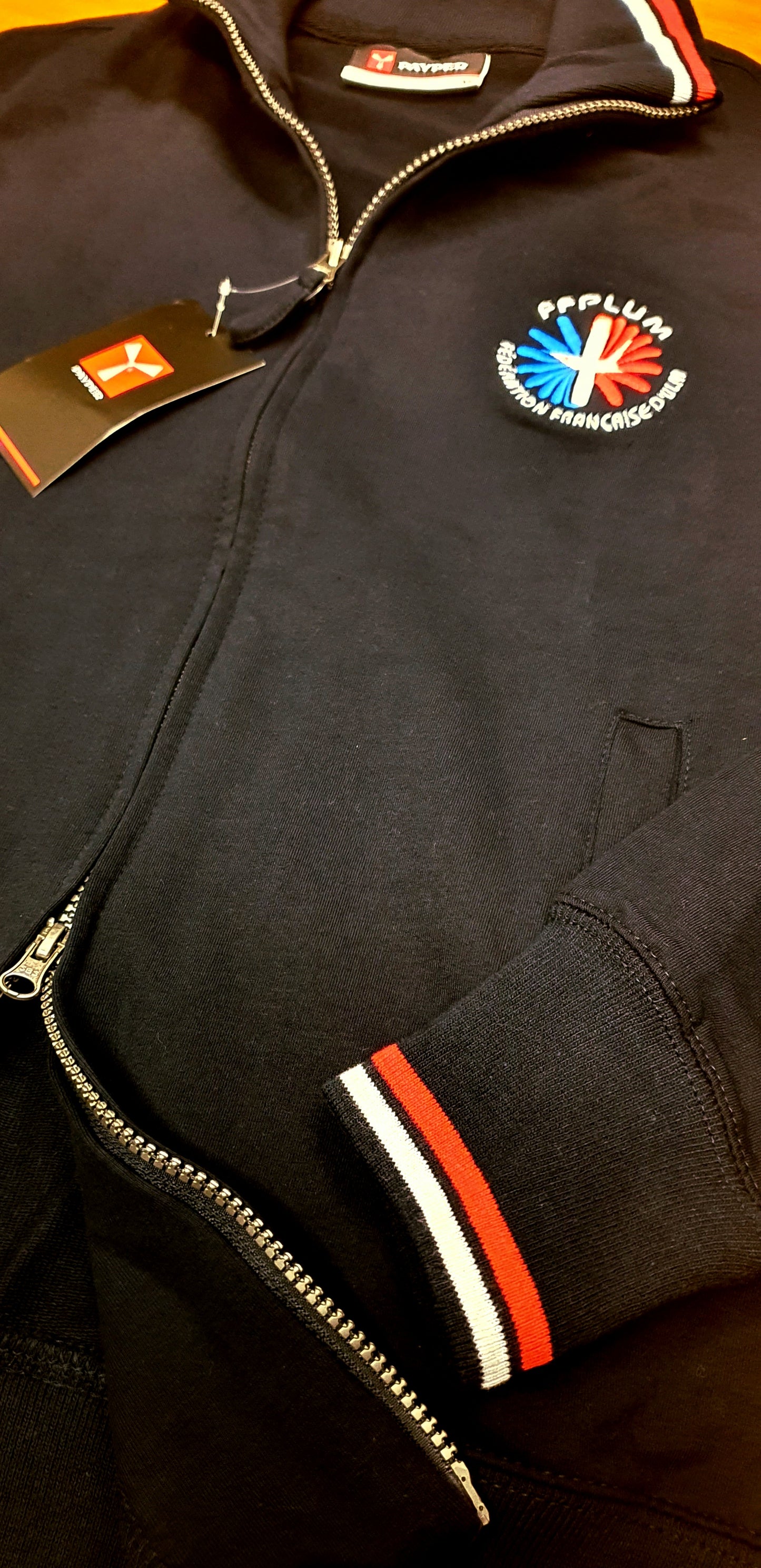 Gilet Maverick Homme Navy double zip