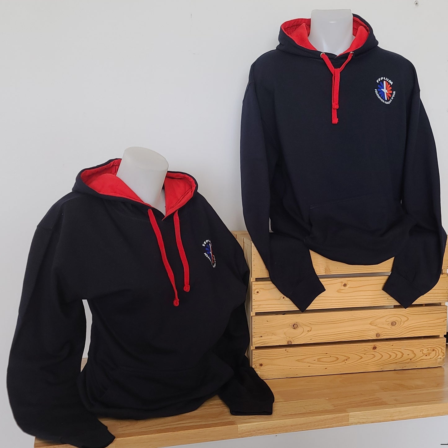 Sweat-Shirt à capuche Unisexe Bicolore